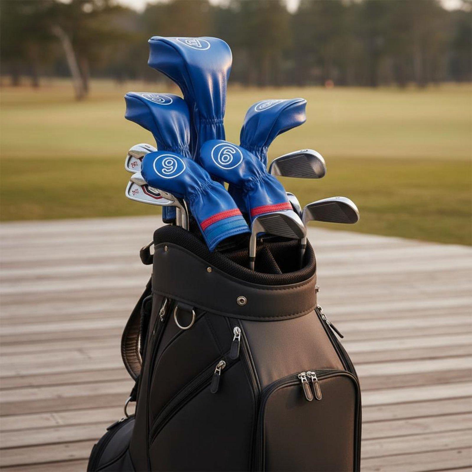 Fundas Duraderas de Cuero para - Golf Club Iron Set reseña y precio