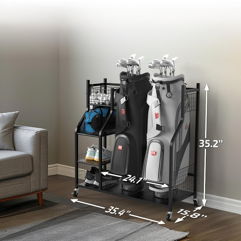 Soporte para Bolsas de Golf, E - Golf Equipment Manufacturers reseña y precio